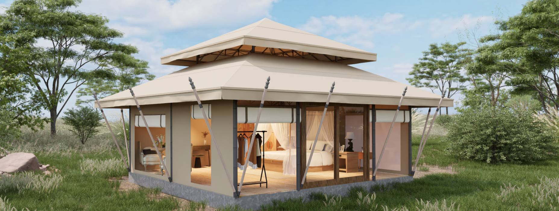 金堂县户外野奢帐篷